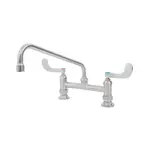 T&S Brass S-0221-CR-WH4 EverSteel Double Pantry Faucet