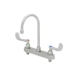T&S Brass S-1142-04 EverSteel 8" Stainless Steel Deck Mount Workboard