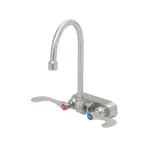T&S Brass S-1146-04 EverSteel 4" Wall Mount Stainless Steel Mixing