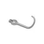 T&S Brass S004R Stainless steel finger hook with screw.