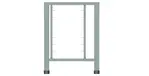 Tecnoeka EKTAS 412STK Stainless Steel Table