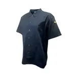 Thunder Group CJ810BK4XL Chef Regalia Snap-Button Short Sleeve Shirts