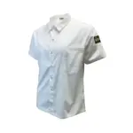 Thunder Group CJ810WH4XL Chef Regalia Snap-Button Short Sleeve Shirts
