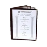 Thunder Group PLMENU-L4BR Menu Cover