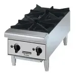 Toastmaster TMHP2 2 Burner Countertop Gas Hotplate / Range with Manual Controls - 22,000 BTU