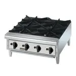 Toastmaster TMHP6 6 Burner Countertop Gas Hotplate / Range with Manual Controls - 22,000 BTU