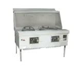 Town Equipment E-6-SS EcoDeck Wok Range