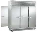 Traulsen AHF332WP-FHS 83.2 cu. ft. Solid Full Height Door 3 Section Pass-Thru Heated Cabinet