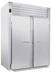 Traulsen AIH232L-FHS Spec-Line 74.3 cu. ft. 2 Section Solid Door Roll-In Heated Cabinet, Stainless Steel and Aluminum - 115/208 Volts, 68"W x 35.56"D x 83.25"H