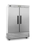 Traulsen CLBM-49R-FS-RR 55.75'' Bottom Mounted 2 Section Door Reach-In Refrigerator