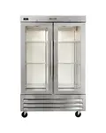 Traulsen CLBM-49R-HG-LL 55.75'' Bottom Mounted 2 Section Door Reach-In Refrigerator