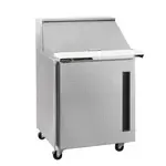 Traulsen CLPT-2712-SD-R 27.88'' 1 Door Mega Top Refrigerated Sandwich / Salad Prep Table