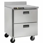 Traulsen CLUC-27F-DW-WT 27.50'' 2 Drawer Worktop Freezer with Side / Rear Breathing Compressor - 6.5 cu. ft.