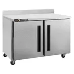 Traulsen CLUC-36F-SD-WTLR 36.25'' 2 Door Worktop Freezer with Side / Rear Breathing Compressor - 9 cu. ft.