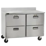 Traulsen CLUC-48F-DW-WT 48.25'' 4 Drawer Worktop Freezer with Side / Rear Breathing Compressor - 13.28 cu. ft.