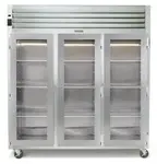 Traulsen RHF332W-FHG Spec-Line 3 Section 3 Glass Door Reach-In Heated Holding Cabinet - 79.0 cu. ft., 115/208-240 Volts