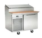 Traulsen TS048HT 48'' 1 Door Counter Height Refrigerated Pizza Prep Table
