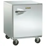 Traulsen UHT32-L 32'' 1 Section Undercounter Refrigerator with 1 Left Hinged Solid Door and Front Breathing Compressor