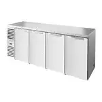 True TBR92-RISZ1-L-S-SSSS-1 Refrigerated Back Bar Storage Cabinet, 115v/60/1-ph, NEMA 5-15P