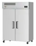 Turbo Air ER47-2-N6-V 51.75'' Top Mounted Section Door Reach-In Refrigerator