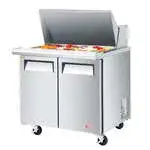 Turbo Air EST-36-15-N6-V 36.38'' Mega Top Refrigerated Sandwich / Salad Prep Table
