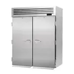 Turbo Air PRO-50H-RT PRO Series 80.22 cu. ft. 2 Section Solid Door Roll-Thru Heated Cabinet, Stainless and Galvanized Steel - 115/208 Volts, 66.88"W x 47.13"D x 84.25"H