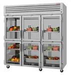 Turbo Air
PRO-77-6R-G-N 
 77.75'' 

 
 Section 

 Door 
Reach-In Refrigerator
