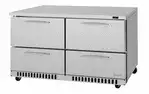Turbo Air PUR-60-D4-FB-N 60.25'' Section Undercounter Refrigerator with and Compressor
