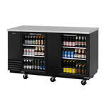 Turbo Air Turbo Air TBB-3SG-N Black 2 Glass Door Refrigerated Back Bar Storage Cabinet, 115 Volts