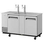 Turbo Air TBD-3SD-N 4 Taps 1/2 Barrel Draft Beer Cooler - Stainless Steel, 3 Kegs Capacity, 115 Volts