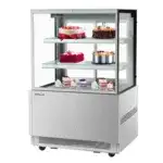 Turbo Air TBP36-54FN-S 35.38'' Glass Refrigerated Bakery Display Case with
