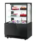Turbo Air TBP36-54NN-W(B) 35.38'' Glass Refrigerated Bakery Display Case with