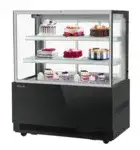 Turbo Air TBP48-54FN-W(B) 47.25'' Glass Refrigerated Bakery Display Case with