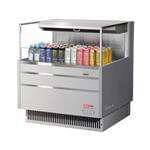 Turbo Air TOM-36L-UF-S-1S-N Horizontal Open Display Merchandiser