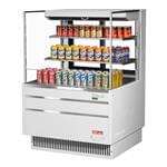 Turbo Air TOM-36L-UFD-W(B)-3S-N Horizontal Open Display Merchandiser