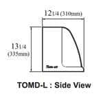 Turbo Air TOMD-75LW Top Display Dry Case-Low model