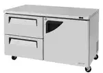 Turbo Air TUF-60SD-D2R-N 60.25'' Section Undercounter Freezer with and Compressor