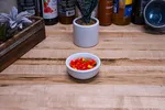 Tuxton China BWB-050E Sauce/Salsa Dish