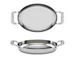 Tuxton China RTVH-100 TuxCLAD 10-Inch Oval Pan
