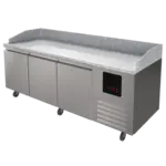 U-Line Commercial UCPP488-SS61A 88.38'' Refrigerated Pizza Prep Table