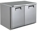 U-Line Commercial UCRE348-SS61A 480'' SectionUndercounter Refrigerator withand Compressor