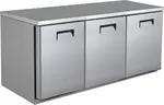 U-Line Commercial
UCRE372-SS61A
 71.90'' 
 Section
Undercounter Refrigerator with





and Compressor