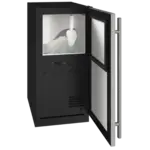 U-Line Commercial UANP115-SS01A 14.94" Nugget Ice Maker with Bin, Nugget-Style - /24 Hr Ice Production, Air-Cooled,
