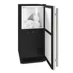 U-Line Commercial UHCP115-SS01A 14.94" Ice Maker With Bin, Cube-Style - /24 Hr Ice Production