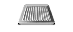 Unox TG143 SPEED.Plate RIBBED - Ribbed aluminium tray. Used