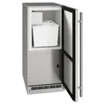 U-Line Commercial UOCR115-SS01B 15" Crescent Cubes Ice Maker With Bin, Cube-Style - /24 Hr Ice Production