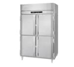 Victory Refrigeration HS-2D-1-PT-HD 46.5 cu. ft. Solid Half Height Door 2 Section Pass-Thru Heated Cabinet