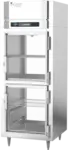 Victory Refrigeration HSA-1D-1-EW-PT-HG 26.2 cu. ft. Glass Half Height Door 1 Section Pass-Thru Heated Cabinet
