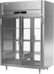 Victory Refrigeration HSA-2D-1-EW-PT-GD 55.6 cu. ft. Glass Full Height Door 2 Section Pass-Thru Heated Cabinet