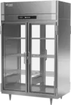 Victory Refrigeration HSA-2D-1-PT-GD 46.5 cu. ft. Glass Full Height Door 2 Section Pass-Thru Heated Cabinet